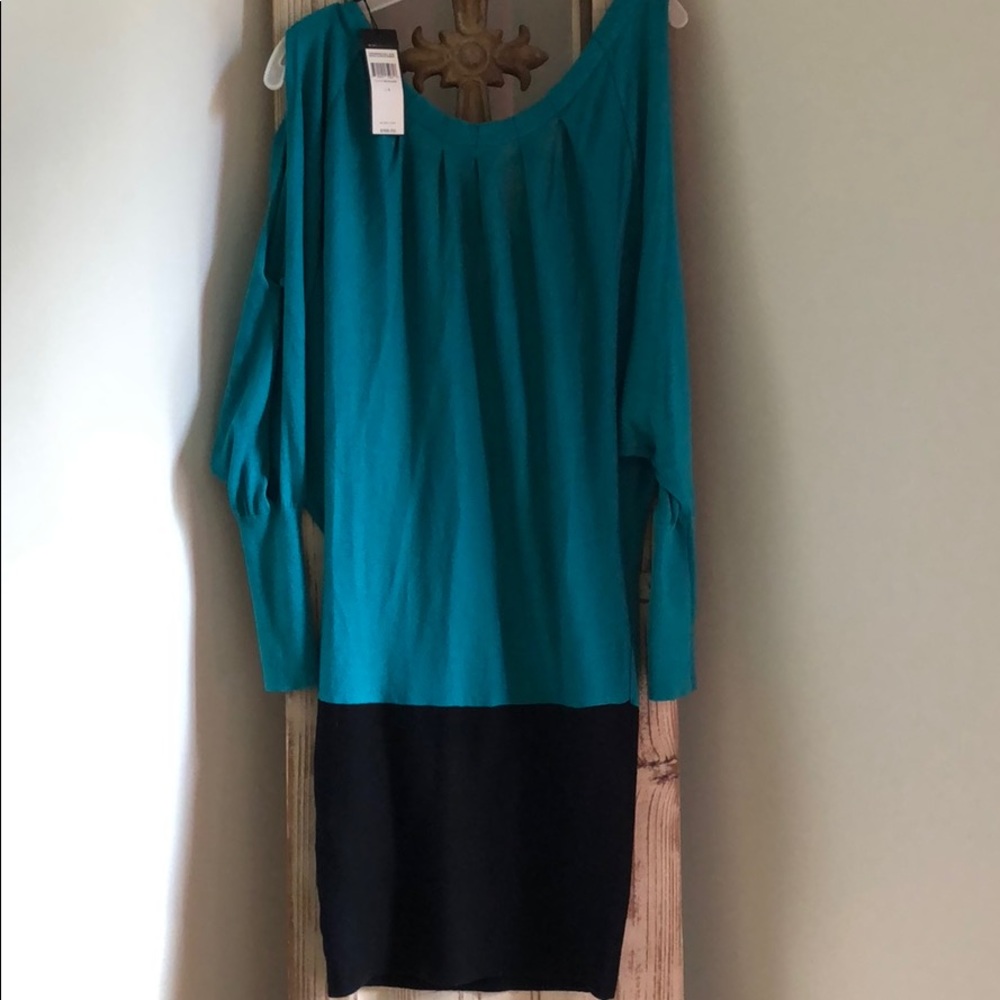 BCBG Maxmaria open sleeve Dress